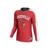 Louisville Cardinals GameDay Greats Unisex NIL Pick-A-Player Lightweight Collegiate Volleyball Fashion Jersey - Red - Side View