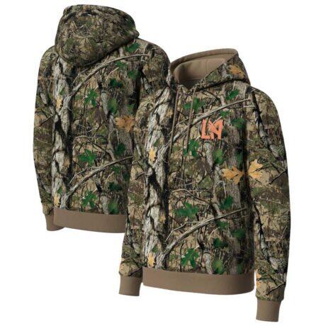 Realtree x LAFC Relaxed Hoodie - Camo - Front View