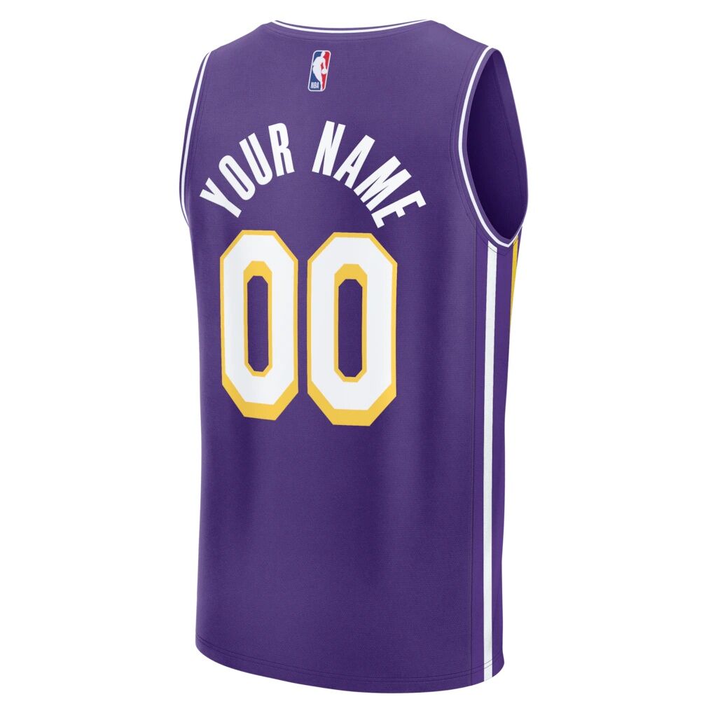 Los Angeles Lakers Fashion7 Fast Break Custom Jersey - Icon Edition