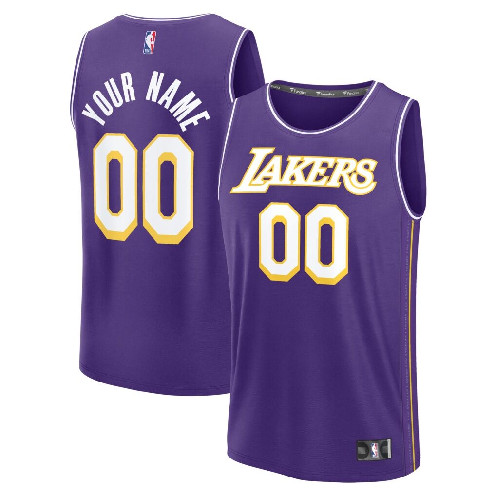 Los Angeles Lakers Fashion7 Fast Break Custom Jersey - Icon Edition
