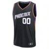 Phoenix Suns Fashion7 Fast Break Custom Jersey - Black - Side View