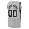 San Antonio Spurs Fashion7 Fastbreak Custom Jersey - Silver - Detail View