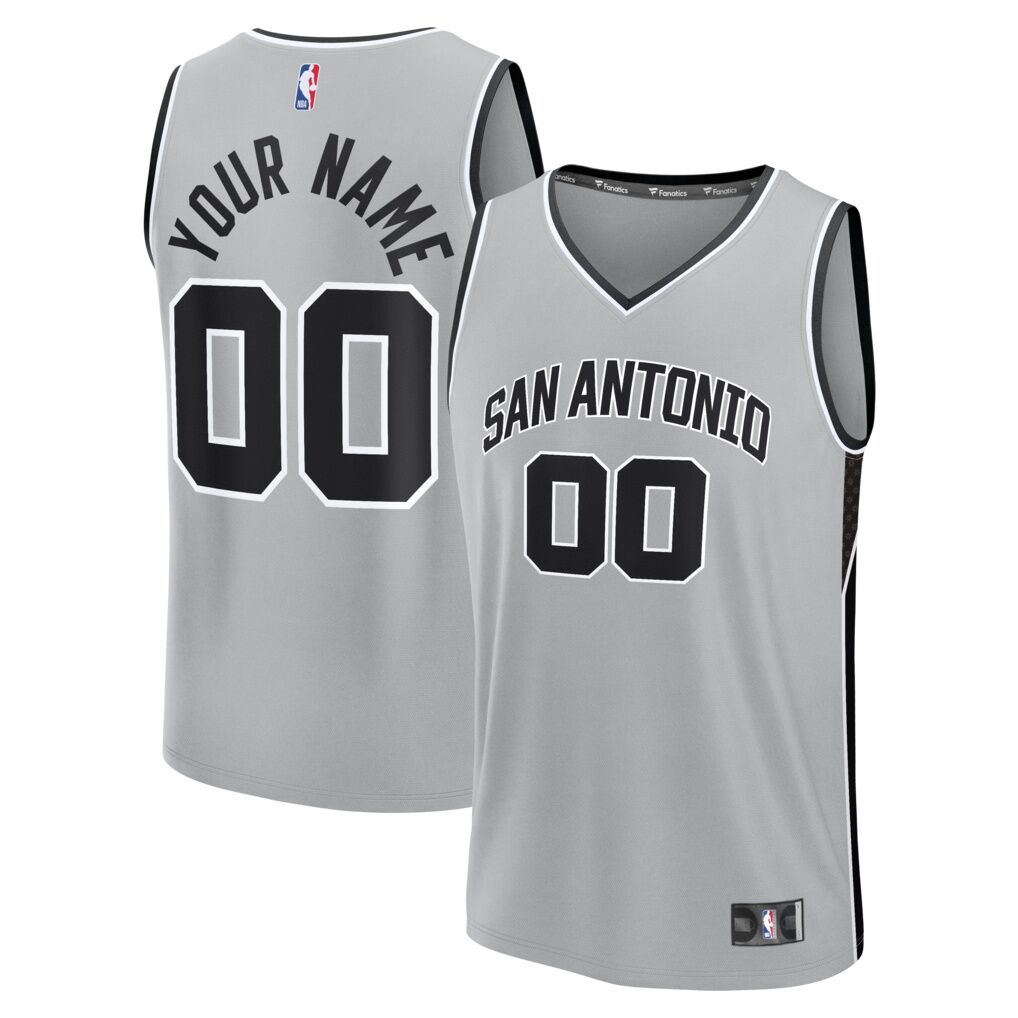 San Antonio Spurs Fashion7 Fastbreak Custom Jersey - Statement Edition