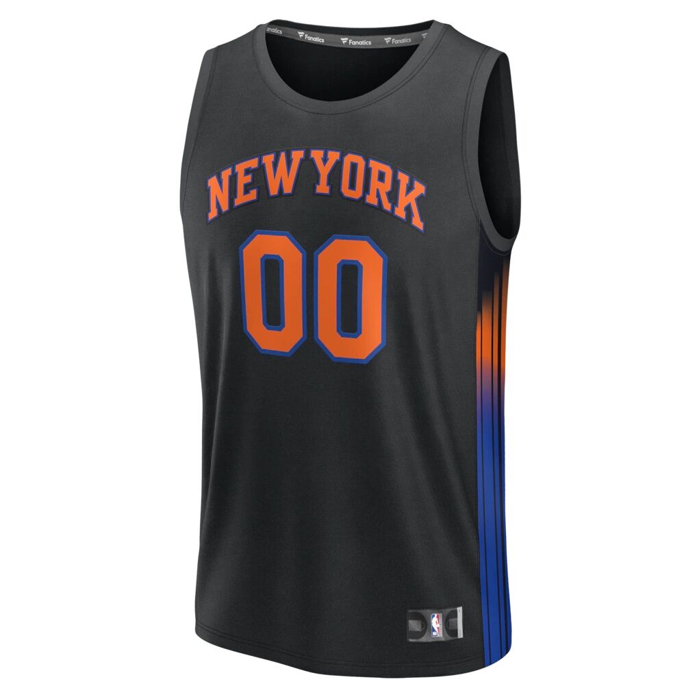 New York Knicks Fashion7 Youth Fast Break Custom Jersey – Statement Edition