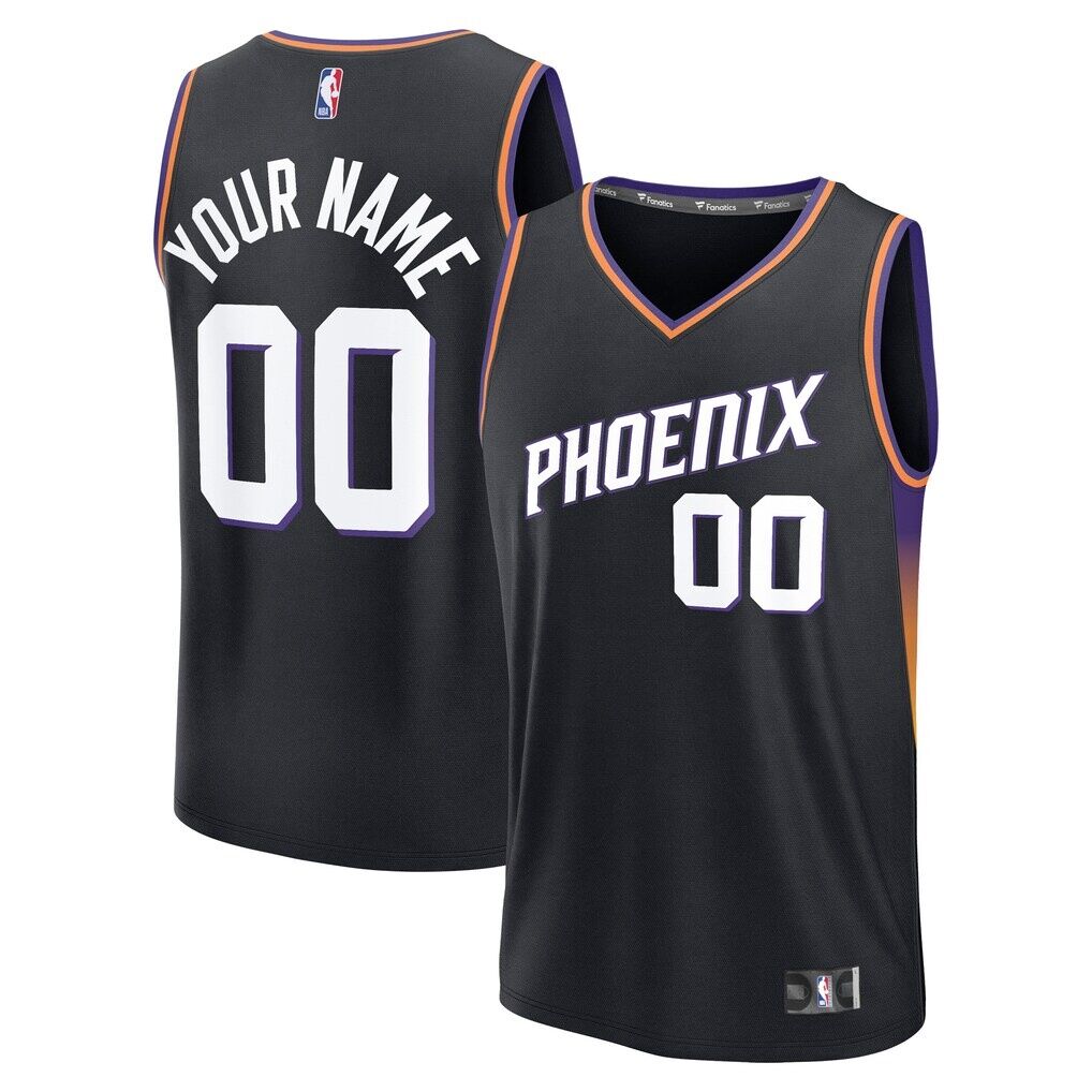 Phoenix Suns Fashion7 Youth Fast Break Custom Jersey - Statement Edition