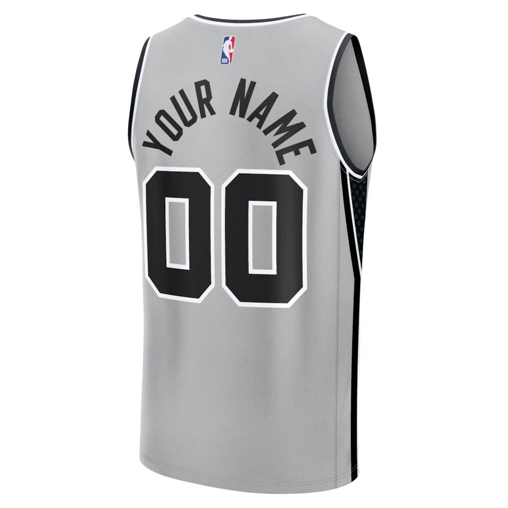 San Antonio Spurs Fashion7 Youth Fast Break Custom Jersey - Statement Edition