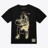 Allen Iverson Philadelphia 76ers Mitchell & Ness Unisex Blockbuster Player Graphic T-Shirt - Black - Front View