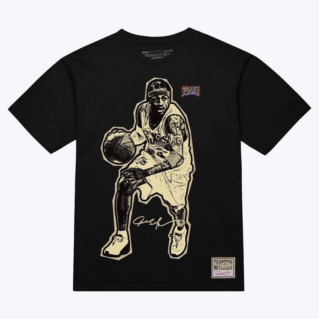 Allen Iverson Philadelphia 76ers Mitchell & Ness Unisex Blockbuster Player Graphic T-Shirt