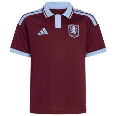 Aston Villa adidas Youth 2026/27 Home Replica Jersey - - Detail View