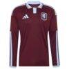 Aston Villa adidas Home 2026/27 Home Replica Long Sleeve Jersey - - Detail View