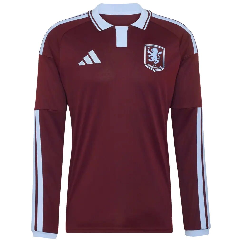 Aston Villa adidas  Home 2026/27 Home Replica Long Sleeve Jersey – Claret