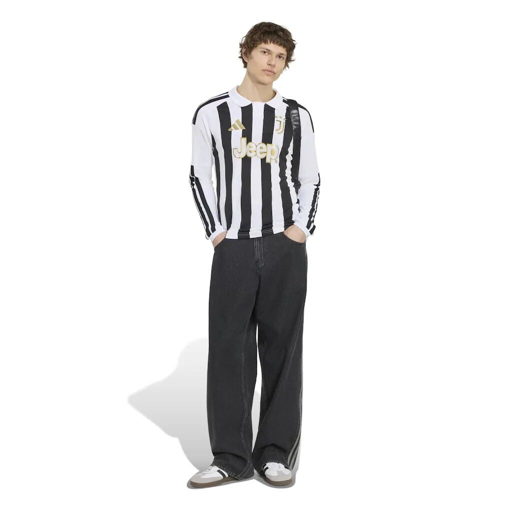 Juventus adidas 2026/27 Home Replica Long Sleeve Jersey