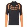 Arsenal adidas 2026/27 Tiro Quarter-Zip Training Top - Black - Front View
