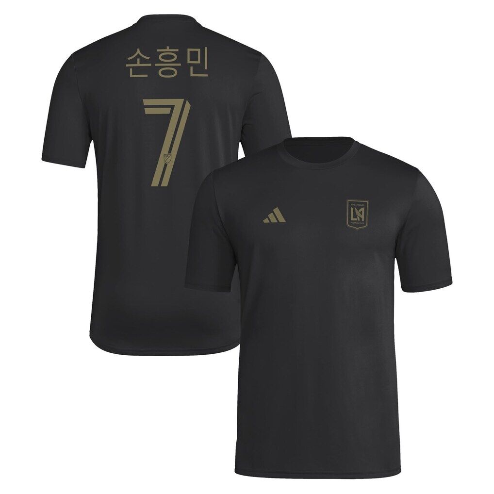 Son Heung-Min LAFC adidas Alternate Pre-Game T-Shirt