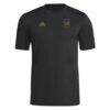 Son Heung-Min LAFC adidas Pre-Game T-Shirt - Black - Side View
