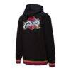 Cleveland Cavaliers Mitchell & Ness Hardwood Classics Nights Playmaker Fleece Hoodie - Black - Side View