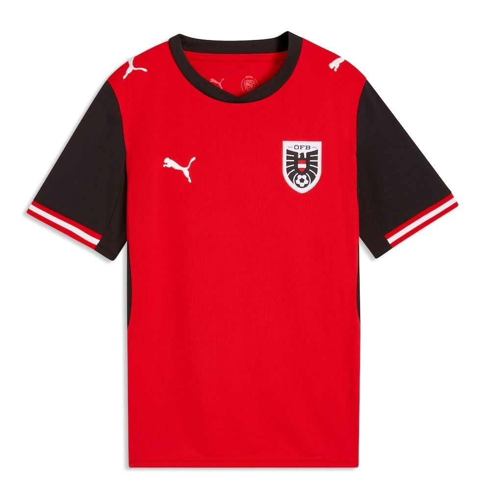 Austria National Team Puma Youth 2026 Home Replica Jersey