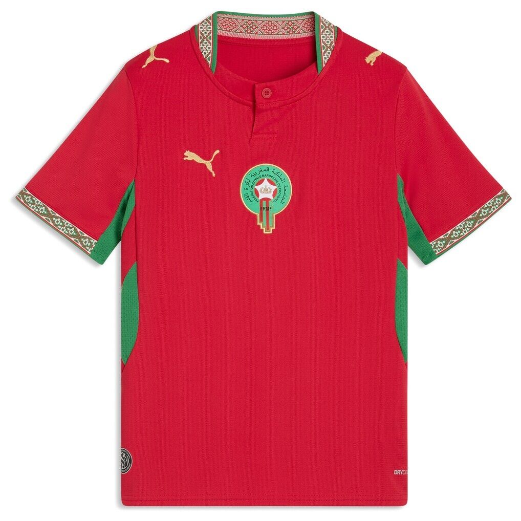 Morocco National Team Puma Youth 2026 Home Replica Jersey