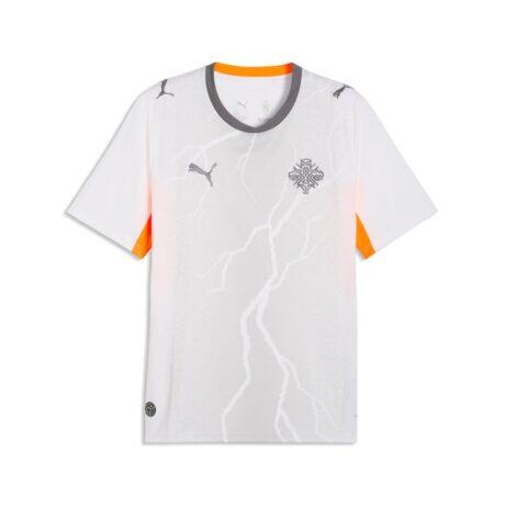 Iceland National Team Puma 2026 Away Replica Jersey - White - Front View