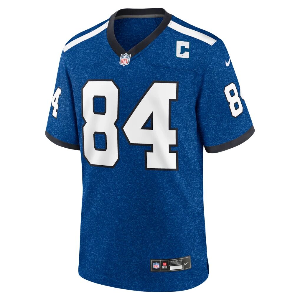 Tyler Warren Indianapolis Colts Nike Alternate 2 Indiana Nights Game Jersey -  Heather Royal