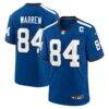 Tyler Warren Indianapolis Colts Nike Alternate 2 Indiana Nights Game Jersey - - Front View