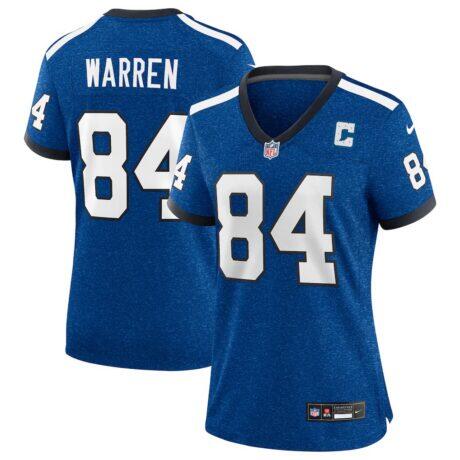 Tyler Warren Indianapolis Colts Nike Women's Alternate 2 Indiana Nights Game Jersey - - Front View