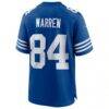 Tyler Warren Indianapolis Colts Nike Alternate Game Jersey - - Detail View