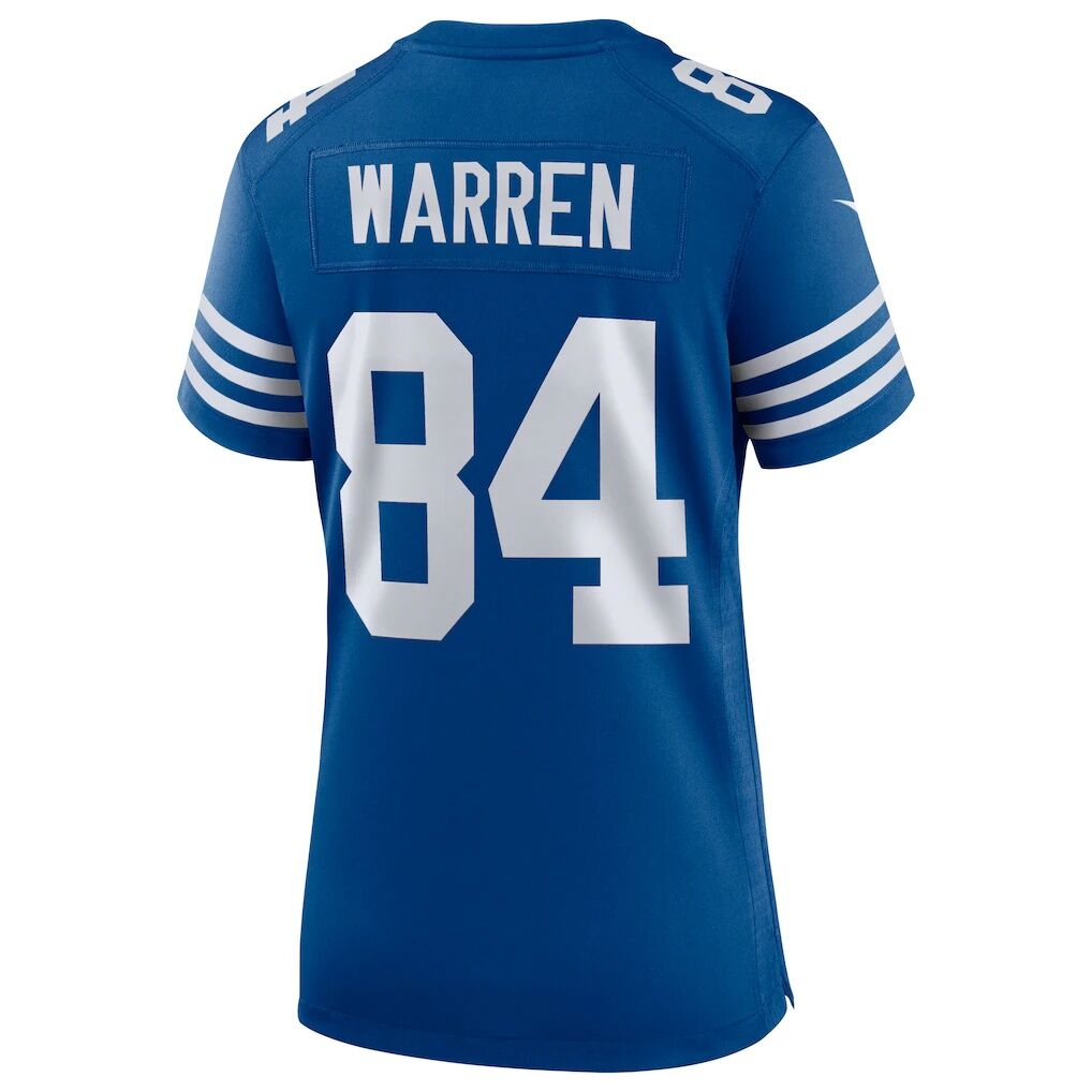 Tyler Warren Indianapolis Colts Nike Women's Alternate  Game Jersey -  Royal