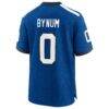Camryn Bynum Indianapolis Colts Nike Alternate 2 Indiana Nights Game Jersey - Heather Royal - Detail View