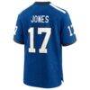Daniel Jones Indianapolis Colts Nike Alternate Game Jersey - Heather Royal - Detail View
