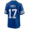 Daniel Jones Indianapolis Colts Nike Alternate Game Jersey - Royal - Detail View
