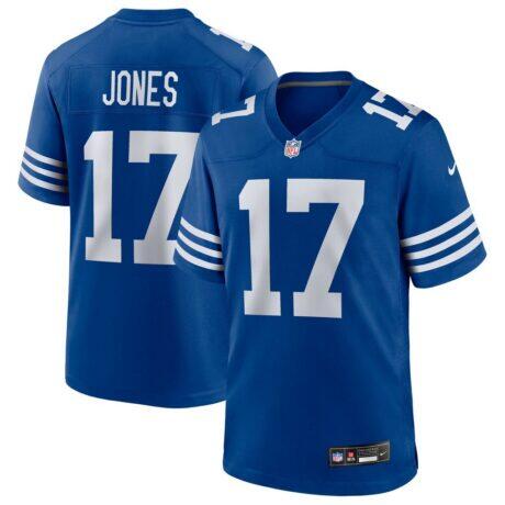 Daniel Jones Indianapolis Colts Nike Alternate Game Jersey - Royal - Front View