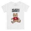 Belmont Abbey Crusaders Tiny Turnip Youth Teddy Bear T-Shirt - White - Front View