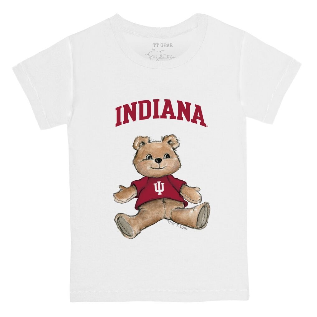 Indiana Hoosiers Tiny Turnip Youth Teddy Bear T-Shirt