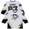 Sidney Crosby Pittsburgh Penguins Mitchell & Ness 2005 Power Play Jersey - White - Front View