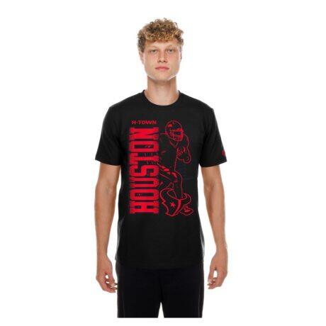 Houston Texans New Era Training Camp T-Shirt - Black - Front View