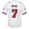 Bucky Irving Tampa Bay Buccaneers Nike Youth White Game Jersey - White - Detail View