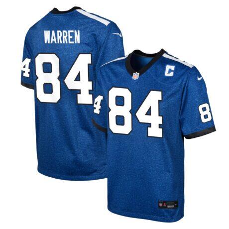 Tyler Warren Indianapolis Colts Nike Youth Alternate 2 Game Jersey - - Front View