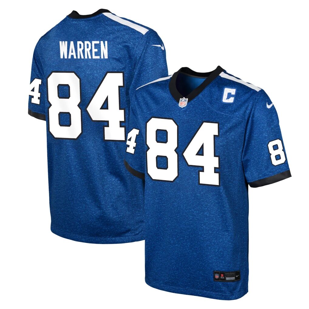 Tyler Warren Indianapolis Colts Nike Youth Alternate 2 Game Jersey - Royal