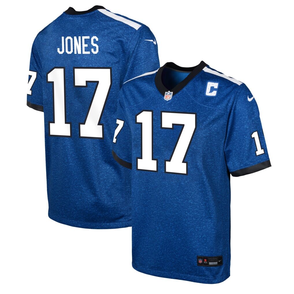 Daniel Jones Indianapolis Colts Nike Youth Alternate 2 Game Jersey - Royal