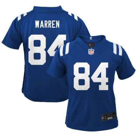 Tyler Warren Indianapolis Colts Nike Preschool Team Game Jersey - - Front View