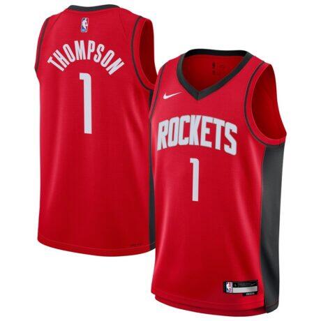 Amen Thompson Houston Rockets Nike Youth Swingman Jersey - Red - Front View