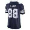 CeeDee Lamb Dallas Cowboys Nike Team Vapor F.U.S.E. Stitched Limited Jersey - Navy - Detail View