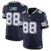 CeeDee Lamb Dallas Cowboys Nike Team Vapor F.U.S.E. Stitched Limited Jersey - Navy - Front View
