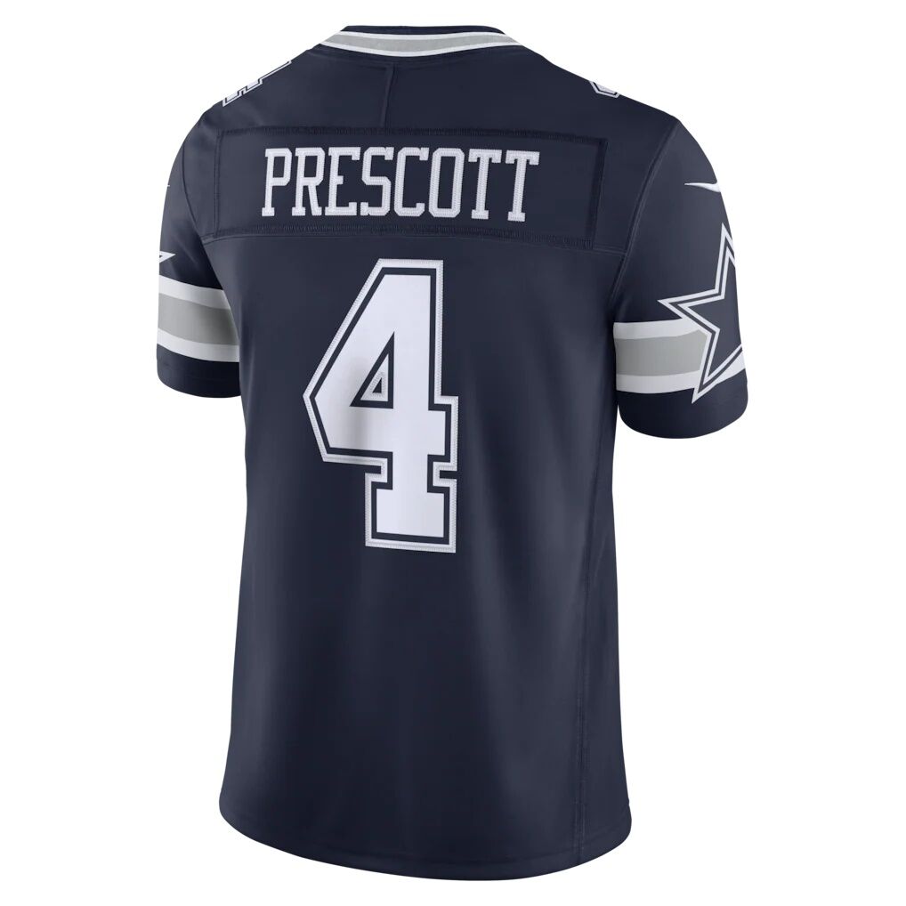 Dak Prescott Dallas Cowboys Nike Team Vapor F.U.S.E. Stitched Limited Jersey