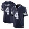 Dak Prescott Dallas Cowboys Nike Team Vapor F.U.S.E. Stitched Limited Jersey - Navy - Front View