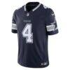 Dak Prescott Dallas Cowboys Nike Team Vapor F.U.S.E. Stitched Limited Jersey - Navy - Side View