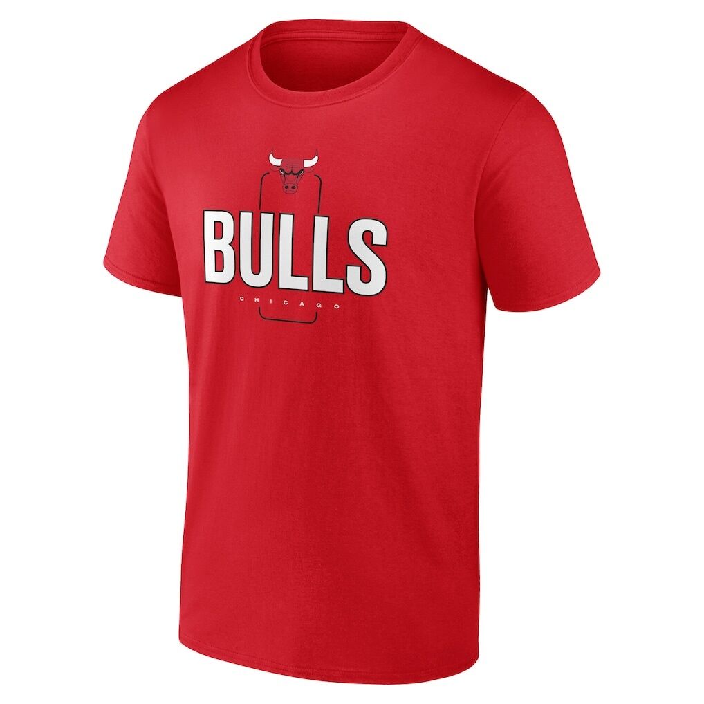 Chicago Bulls Center Court Name & Number Custom T-Shirt