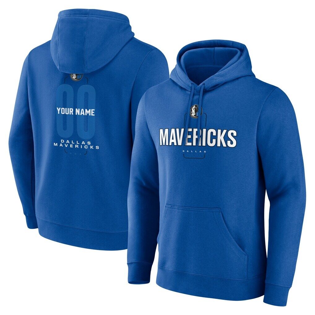 Dallas Mavericks Center Court Name & Number Custom Hoodie