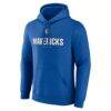 Dallas Mavericks Center Court Name & Number Custom Hoodie - Blue - Side View